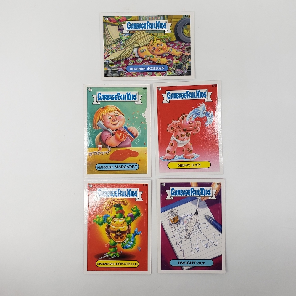 Set of (5) Garbage Pail Kids Stickers